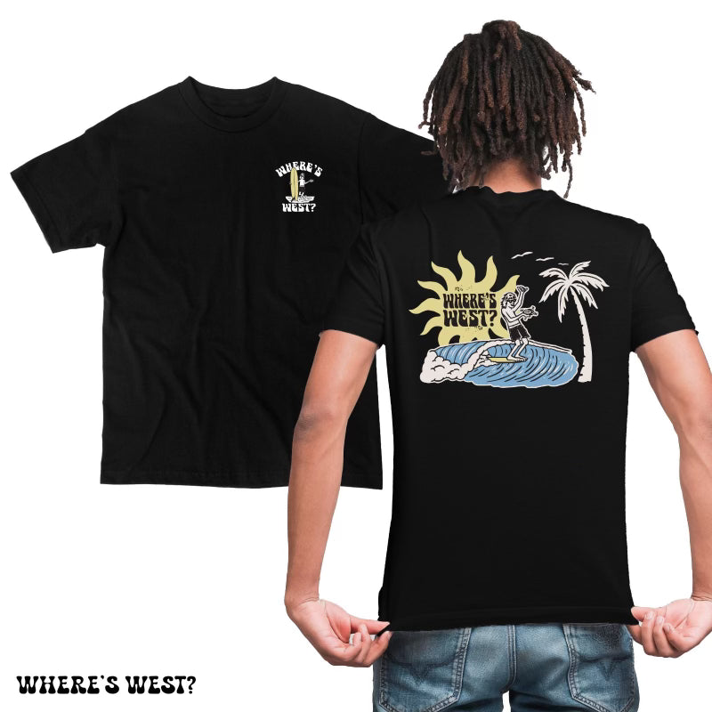 Black Surfer Tee